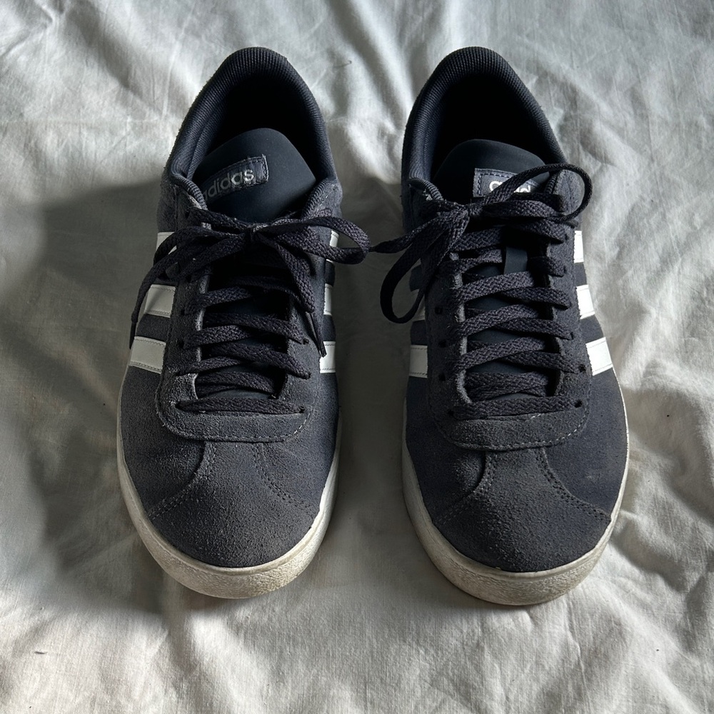 Adidas cloud foam Pure Navy Suede Women's shoes